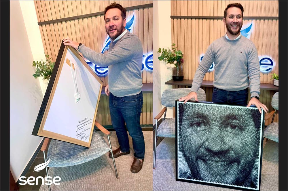 Quadro Sense — presente corporativo